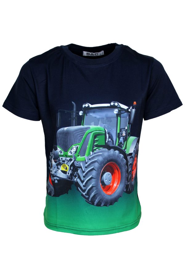 Shirt Traktor Fendt blau