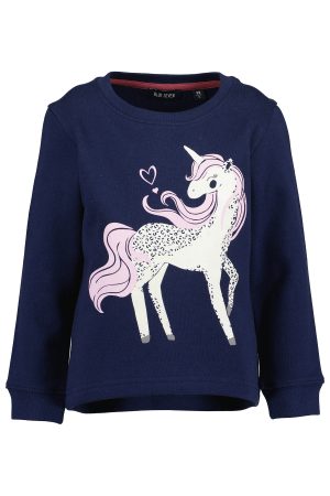 Sweater Blue Seven Unicorn blauw
