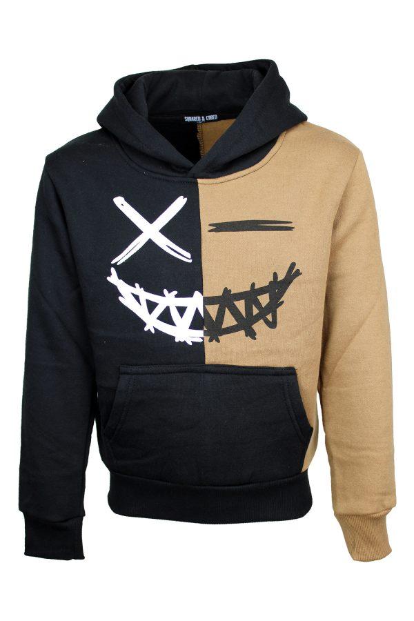 Kapuzenpullover Smile braun