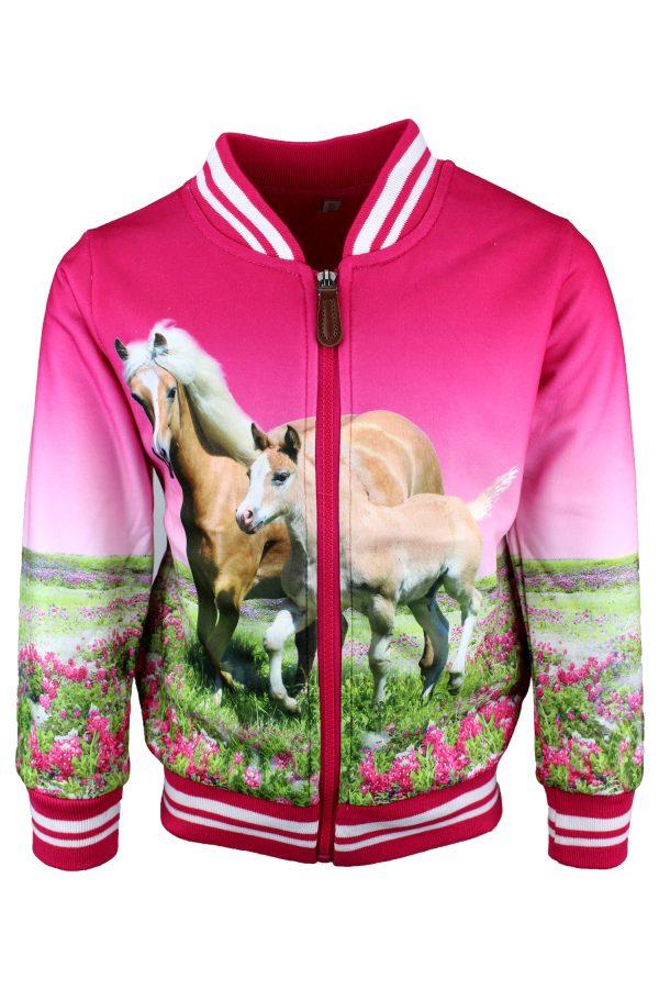 Bomberjacke Pony rosa