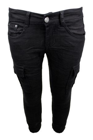 Hose Jeans Cargo limited schwarz