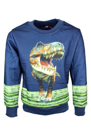 Pullover Dinosaurier blau