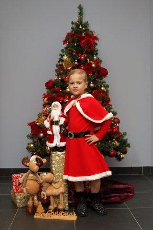 Kleid Weihnachten rot