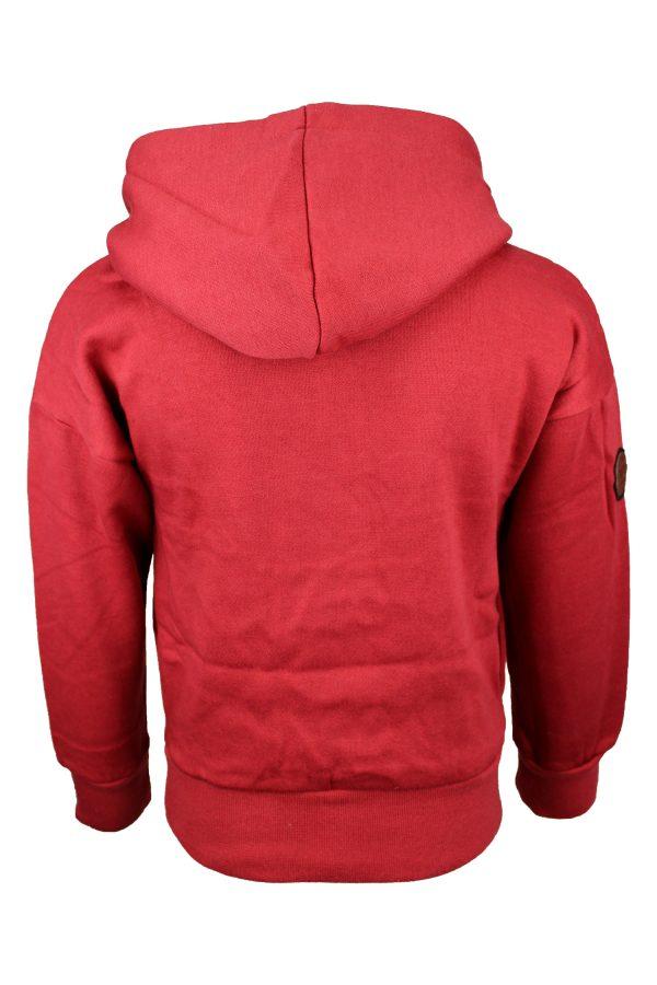 Kapuzenpullover Pferd rot