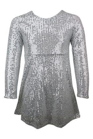Kleid Great Glamour weiss silber