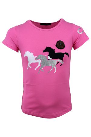 Shirtje Paarden roze