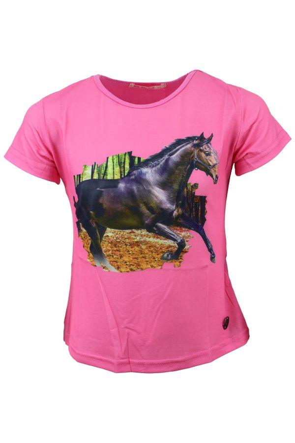 Shirt Perle Pferd rosa