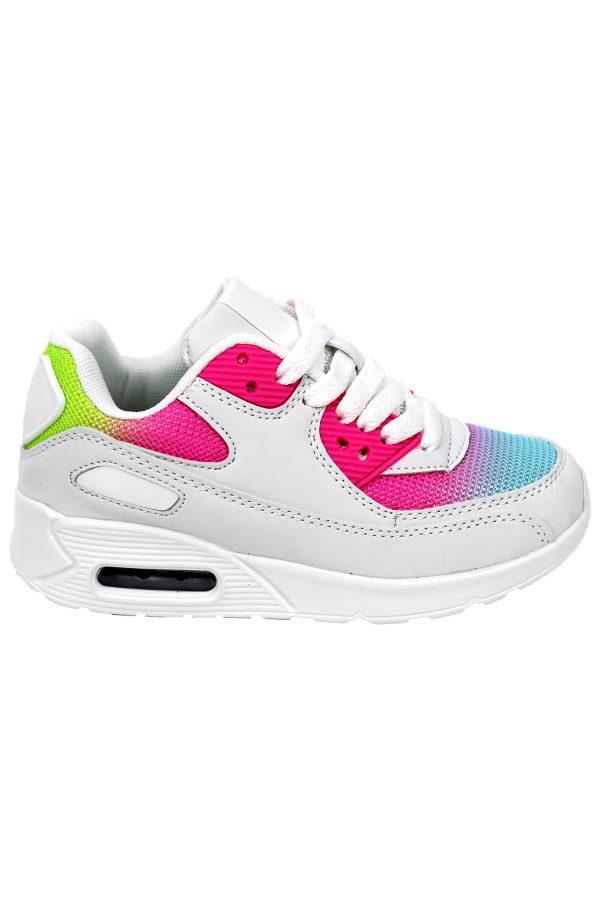 Sneaker Magic Rainbow weiss rosa