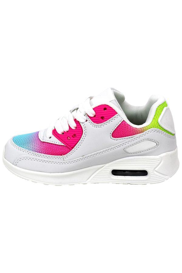 Sneaker Magic Rainbow weiss rosa