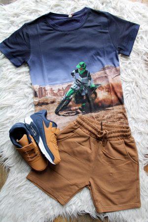 Shirt Motorcross blau